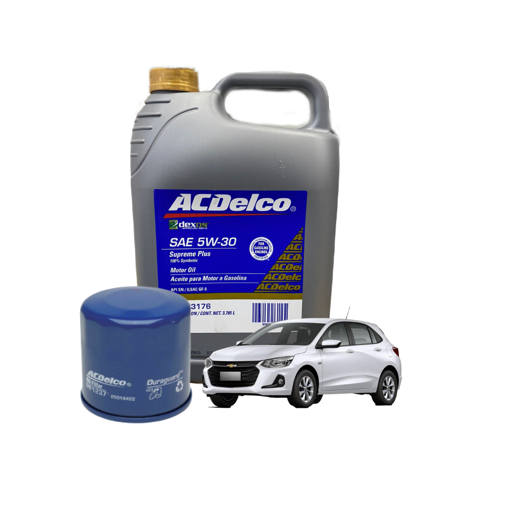 Combo Aceite + Filtro de Aceite Chevrolet Onix Turbo