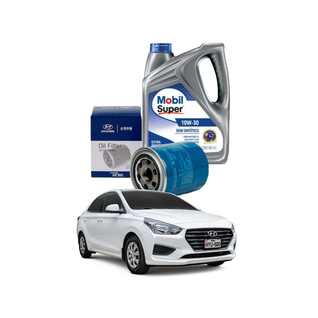 Servicio de cambio de aceite + filtro de aceite Hyundai Verna